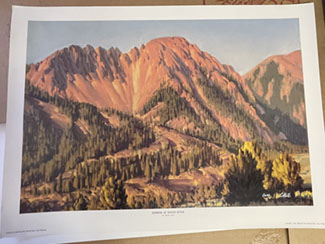 Sunrise at the Mountains - Mark Gale 1/600 Print